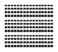 IMIKEYA Protectores de Tacón Alto de Plástico Antideslizantes, Cubiertas para Tacones Negro Xs S M L (20 Pares) para Boda, Césped y Uso en Interiores, Fundas Protectoras Resistentes