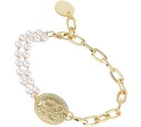 IMIKEYA Pulsera Decorativa para Mujer Diseño Asimétrico de Rostro Humano, Aleación Resistente y Elegante, Adecuado como Obsequio Día Madre