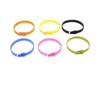 IMIKEYA Pulseras de Silicona de 8mm para Coloridas 6 Piezas Paquete de Anillos Decorativos para Personalización y Uso Cómodo Reloj de Pulsera DIY