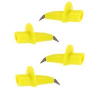 IMIKEYA Puntas de Bastones de Trekking de Fibra de Carbono Resistentes al Desgaste, Fáciles de Transportar, 4 Piezas para Actividades al Aire Libre y Raquetas de Nieve
