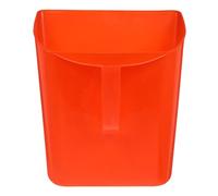 IMIKEYA Recogedor de para Limpieza de Mesa y Organización de Escritorio de Mano Portátil Mango Rojo y Superficie Amplia