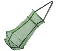 IMIKEYA Red de Pesca de Nylon Plegable Grande 40 Cm Diámetro Cesta de Pesca Resistente al Desgaste Cordón en Río y Mar Malla Localizadora Ligera para Captura y Almacenamiento de Peces