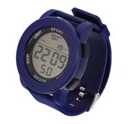 IMIKEYA Reloj Digital Multifuncional Luz Nocturna, Correa Ajustable, Azul, para Hombre, Uso Deportivo y Exterior, Diseño Compacto y Resistente Al Agua