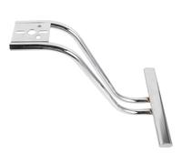 IMIKEYA Reposapiés de Silla de Salón de Acero Inoxidable, Pedal Resistente y Estable para Peluquería, Accesorio Elevable para Silla de Belleza, Uso Profesional en Salones