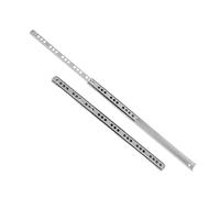 IMIKEYA Rieles Deslizantes Desmontables para Cajones de Tocador, Estructura de Acero Laminado en Frío, Movimiento sin Fricción y Alta Capacidad de Carga