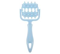 IMIKEYA Rodillo de Masaje Manual de 8 Ruedas para Cuerpo Completo Portátil y Azul Herramienta Multiusos para Relajación Muscular en Cuello Espalda Pantorrillas y Brazos Adecuado para