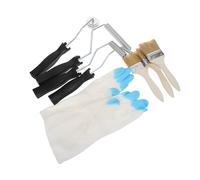 IMIKEYA Rodillo de Presión para Eliminar Burbujas con Accesorios de Brocha y Guantes, Mango Ergonómico y Múltiples Tamaños para Aplicación de Protectores de Pantalla
