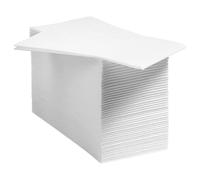 IMIKEYA Servilletas de Papel Desechables Gruesas y Elegantes en Color Blanco 40x30 Cm, 100 Unidades Toallas de Mano Decorativas y Prácticas para Bodas y Banquetes