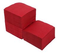 IMIKEYA Servilletas de Papel Rojo y Desechables para Cóctel 150 Suaves y Elegantes Fiestas de Vino para Mesa de Comedor