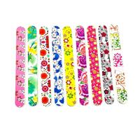 IMIKEYA Set de 30 Limas de Uñas Pulidoras Esponja Estampada Bloque de Lijado Suave para Manicura Profesional Juego de Herramientas para Uñas Color Aleatorio Uso Color Aleatorio