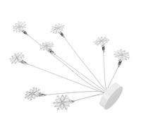 IMIKEYA Soporte de Fotos Metálico Multifunción Clips Múltiples, Diseño en Forma de Árbol Base Antideslizante, Compacto y Ligero para Decoración de Escritorio y Notas, Accesorio Práctico
