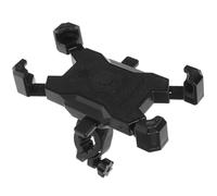 IMIKEYA Soporte para Teléfono Abrazadera para Manillar Negro Soporte Giratorio 360° Ajustable para Carrito de Ñiño y Bicicleta Accesorio Práctico para Manos Libres Paseo