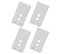 IMIKEYA Soportes en Apartamentos para Persianas Enrollables de Metal en Forma de 7 Instalación y Optimización de Espacio, 4 Piezas para Cortinas Romanas