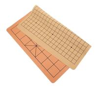 IMIKEYA Tablero de Ajedrez Xiangqi Portátil de Doble Cara en PU, Diseño Ligero y Enrollable, Accesorio Reutilizable para Juegos de Mesa y Torneos