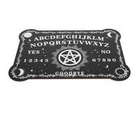 IMIKEYA Tablero de Péndulo de Adivinación de Madera, Junta de Apoyo Negra, Superficie Lisa, Decorativo, para Juego de Adivinación y Bodas, Adecuado para Principiantes
