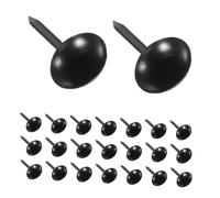 IMIKEYA Tachuelas Decorativas para Tapicería de Muebles, Cabezas de Clavos Decorativas de Hierro Negro, 500 Unidades para Decoración y Manualidades, Accesorio Resistente para Sofás