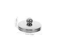 IMIKEYA Tapa de Tetera Inoxidable Reutilizable con Colador Fino para Infusiones Repuesto Compatible para Preparar Té Suelto Cocina