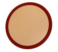 IMIKEYA Tapete Esterilla Color Aleatorio Redondo de Silicona para Hornear Antiadherente 10 Pulgadas, Resistente a Altas Temperaturas, Apto para Horno, Microondas y