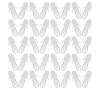 IMIKEYA Tapones Oídos de Silicona Suave Impermeables Transparentes 60 Pares Reutilizables para Natación Reducción de Ruido y Dormir Protección Auditiva Multifuncional para Adultos