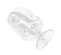 IMIKEYA Tarro de Transparente con Tapa de Silicona Blanca Frasco Elegante para Almacenamiento de Cerillas Palillos y Decoración del Hogar
