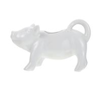 IMIKEYA Taza de Cerámica Forma de Cerdo, Práctica y Resistente al Calor, Adecuado para Servir Leche o Salsa Mesa de Comedor