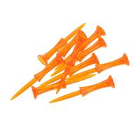 IMIKEYA Tees de Golf Forma de Rueda 83 Mm, 10 Unidades Color Naranja, Accesorios de Golf para Entrenamiento y Juego, Tees Limitadores para Precisión y Estabilidad en Campo