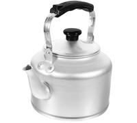 IMIKEYA Tetera Con Silbido De Aluminio Cafetera De Metal Tetera Clásica Hervidor De Agua De 2L Para Estufa Cocina Viaje Camping