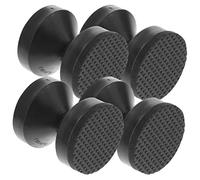 IMIKEYA Topes De Cabecero Ajustables 4,2-4,7 Cm Pequeños De Plástico Negro, Silenciadores De Ruido Para Muebles, Protección Anticolapso Para Estanterías, Camas y Sofás, Juego De 4 Unidades