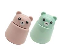 IMIKEYA Trituradora Manual de Tabletas Pequeñas Portátil Hogar, 2 Piezas (Verde y Rosa), Material Seguro, Multiusos Ancianos, Accesorio Práctico para Organización y Suministro