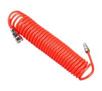 IMIKEYA Tubo Flexible para Compresor de Aire con Conectores Manguera Telescópica de Resistente y Compatible con Herramientas Neumáticas Tubo de Reemplazo Rojo EVA Accesorio para