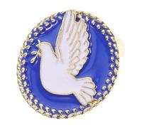IMIKEYA United Nations Peace Dove Brooch Pin Elegante Alfiler De Aleación Para Celebraciones Accesorio Para Ropa Mochilas y Sombreros