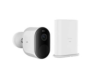 IMILAB Cámara Exterior inalámbrica Solar Color visión, PTZ cámara vigilancia 2.5 K con batería integrada, AI/PIR detección Humana, Audio bidireccional, Alexa/IP66, Panel Solar no Incluido