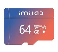 IMILAB Tarjeta de memoria microSDXC UHS-I de 64 GB, U3, A2, V30, clase 10, tarjeta micro SD compatible con cámara de seguridad IMILAB