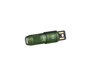 imini 2 Linterna de Llavero 50 lúmenes OD Green