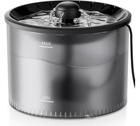IMIPAW Fuente Automática para Gatos, 3L Bebedero Gato Fuente, Súper Silenciosa, Fácil de Limpiar, Dispensador Agua Perros, Dos Patrones de Flujo de Agua con un Juego de Filtros
