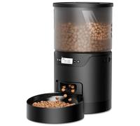 IMIPAW PET Comedero automático para gatos, dispensador de alimentos para gatos de 3 litros, porciones programables, alimentación de alimentos secos programada, fácil de quitar, con bolsa desecante,