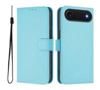 IMIRST Funda para iPhone 2025 Air con Tapa de Cuero PU Cierre Magnético, Ranura para Tarjeta, Soporte Plegable Funda Libro Carcasa Cover para Apple iPhone 2025 Air 6.7'', YBCS Sky Blue