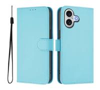 IMIRST Funda para iPhone 2025 con Tapa de Cuero PU Cierre Magnético, Ranura para Tarjeta, Soporte Plegable Funda Libro Carcasa Cover para Apple iPhone 2025 6.3'', YBCS Sky Blue