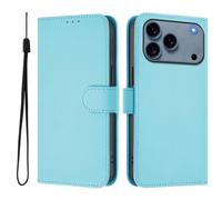 IMIRST Funda para iPhone 2025 Pro MAX con Tapa de Cuero PU Cierre Magnético, Ranura para Tarjeta, Soporte Plegable Funda Libro Carcasa Cover para Apple iPhone 2025 Pro MAX 6.9'', YBCS Sky Blue