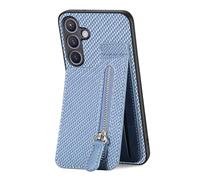 IMIRST Funda para Samsung Galaxy S25 FE 5G, PU Cuero Wallet Case con Ranura para Tarjeta, Soporte Plegable, Cierre Magnético, Carcasa Protectora para Samsung S25 FE, XW Azul
