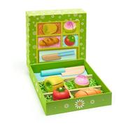 Imitación Picnic para cortar - Juego de cocina de madera - Djeco - A partir de 3 años