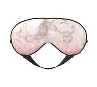 Imitación rosa oro rosa brillo mármol blanco ombre, Cubreojos completos Antifaz bloqueador de luz Antifaz para dormir Antifaz suave con los ojos vendados Noche