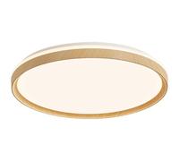 IMITITION Madera LUCHAS DE Techo DE Grano DE Madera Japonés Lámpara de Panel de protección de los Ojos Modernos Accesorios de iluminación de Techo Circular