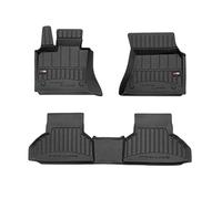 IMJ-Global Alfombrillas de Coche de Goma ProLine 3D a Medida compatibles con BMW X6 F16 2014-2019, Juego Completo de Alfombrillas de Coche para Mejorar el Look y la deportividad