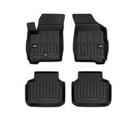 IMJ-Global Alfombrillas para coche de goma ProLine 3D a medida compatibles con Dodge Journey I 2008-2020 1ª y 2ª fila, fijación no compatible con versión Black Code, un botón en el lado del conductor