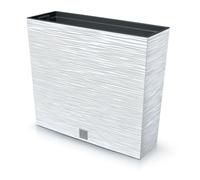 IMJ-Global Maceta para plantas de interior moderna, maceta de exterior rectangular de plástico resistente de 44 litros (58 x 18 x 49,8 cm), macetas para plantas ideales para casa, balcón, jardín