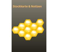 Imker Notizbuch: Blanko Linierte Stockkarte & Journal für Hobby-Imker und Bienen-Liebhaber: 100 Seiten im praktischen 6x9 Zoll Format - Geschenkidee für die Imkerei