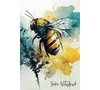 Imker Notizbuch: Notizbuch für Imker & Bienenliebhaber - Witzige Geschenkidee für Hobbyimker, Naturfreunde & Bienenschützer - A5 liniert, wunderschönes Aquarell Design mit Biene