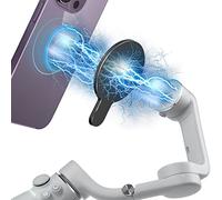 imluckies Abrazadera Magnética para Teléfonos Compatible con dji Osmo Mobile SE 7P 7 6 5 4 OM, Soporte magnético Estabilizador de Cardán para Magsafe Phone, Portátil Fuerte Imán Holder, Negro