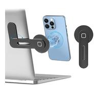 imluckies Soporte Magnético para Teléfono Portátil para iPhone 17 16 15 14 13 Pro MAX Plus Mini, Clip de Montaje Lateral Ajustable para Monitor, Compatible con MagSafe Case/Todos Los Teléfonos, Negro